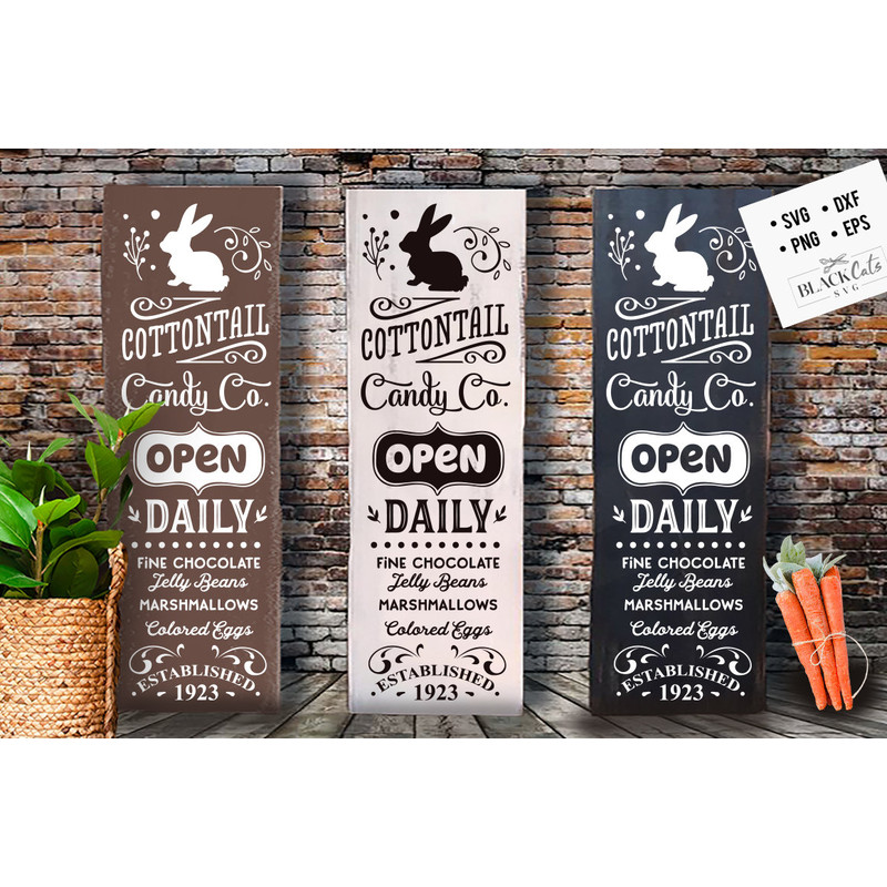 Cottontail Candy SVG, Easter Bunny SVG,  Cottontail Candy Co SVG, Easter svg, Vintage Easter svg.jpg
