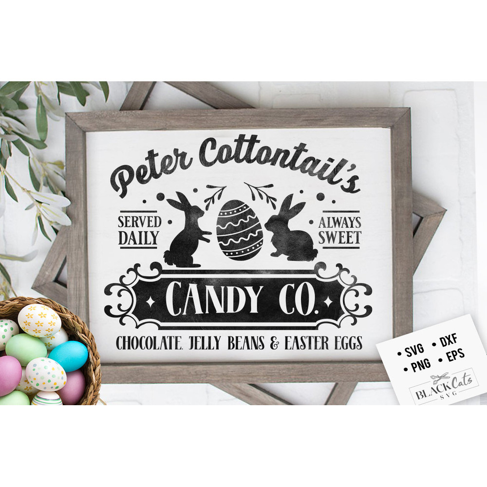 Cottontail Candy SVG, Easter SVG,  Cottontail Candy Co SVG, Easter Bunny svg, Vintage Easter svg.jpg