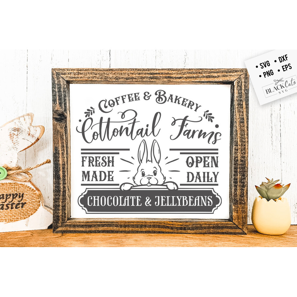 Cottontail Farms coffee SVG, Easter SVG,  Cottontail Farms SVG, Easter Bunny svg, Vintage Easter svg.jpg