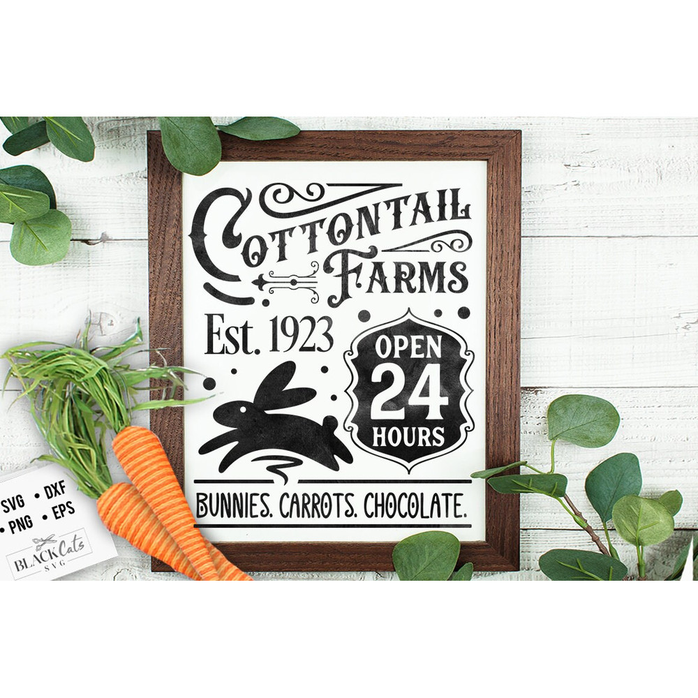 Easter Bunny SVG, Cottontail Farms SVG,  Easter SVG,  Easter Bunny svg, Vintage Easter svg.jpg