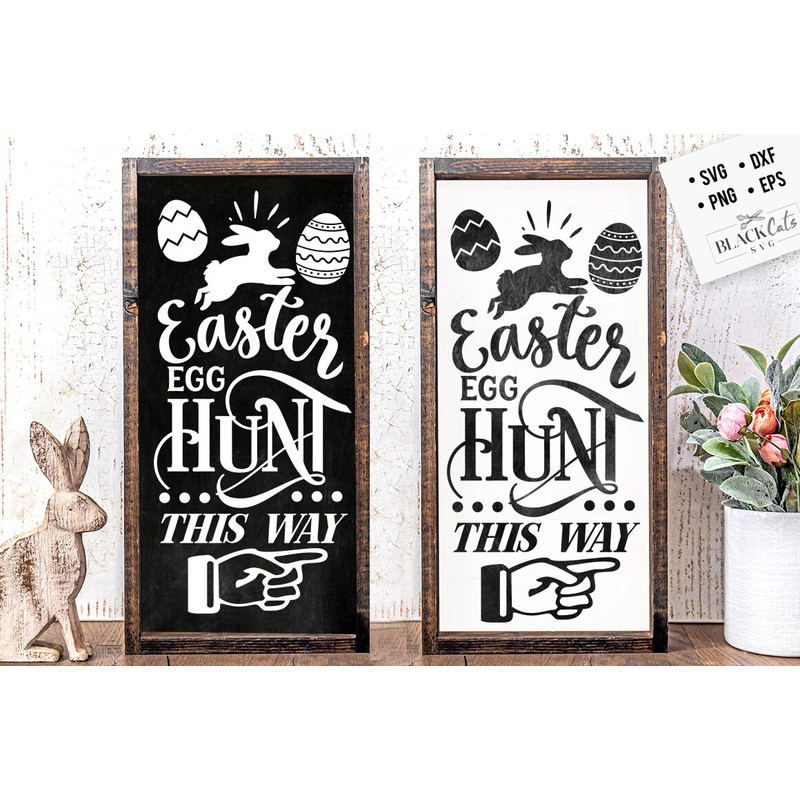 Easter egg hunt this way svg, Cottontail SVG, Easter SVG, Cottontail Farms SVG, Easter Bunny svg, Vintage Easter svg.jpg