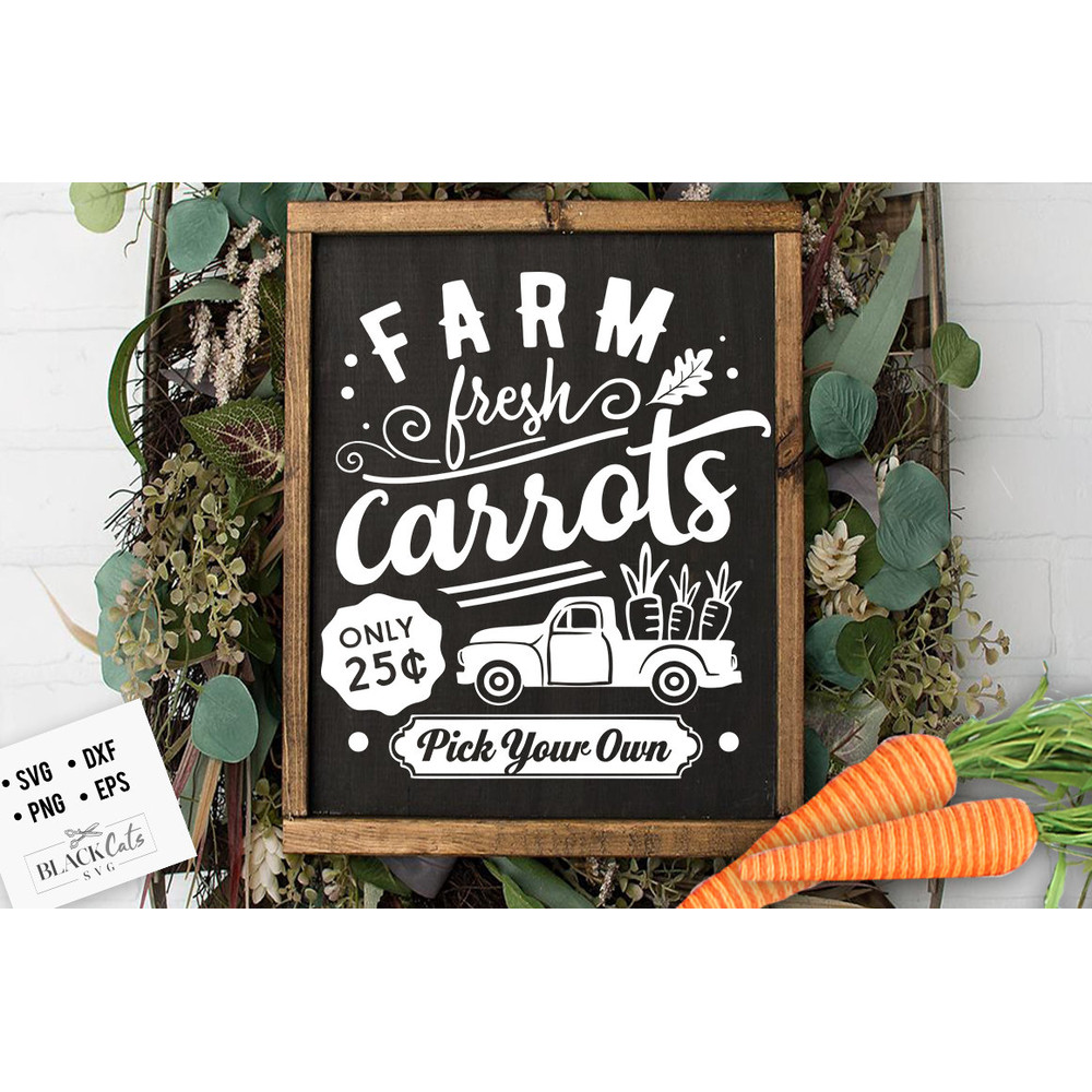 Farm Fresh carrots svg, Cottontail SVG, Easter SVG, Cottontail Farms SVG, Easter Bunny svg, Vintage Easter svg.jpg