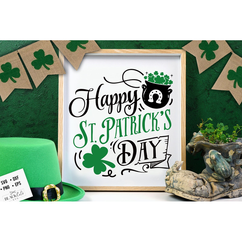 Happy St Patrick's Day svg, St Patrick SVG, St Patricks Day SVG, St Patrick's Day Svg, St Patricks Svg, Shamrock Svg, Clover Svg, Irish svg 1.jpg