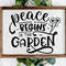 Peace begins in the garden SVG, Garden svg, Gardening svg, plants svg, Funny gardening svg, Garden sign svg,.jpg