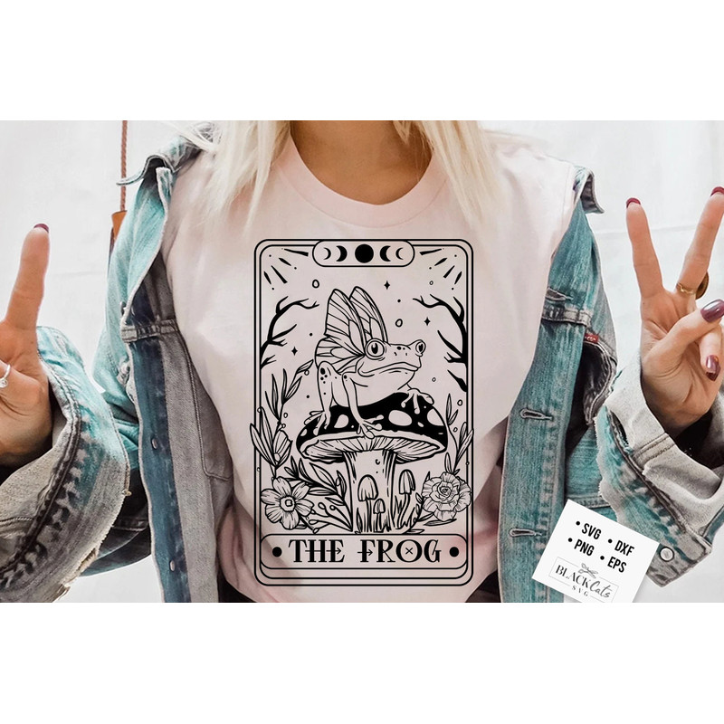 The magic frog tarot SVG, The frog svg, Frog tarot svg, Tarot card svg, frog tarot card svg, the magician tarot svg.jpg