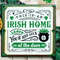 This is an Irish home svg, Home sign svg, Farmhouse St Patricks svg, Loads of luck svg,  shamrock farms svg, St Patrick SVG, Farmhouse svg.jpg