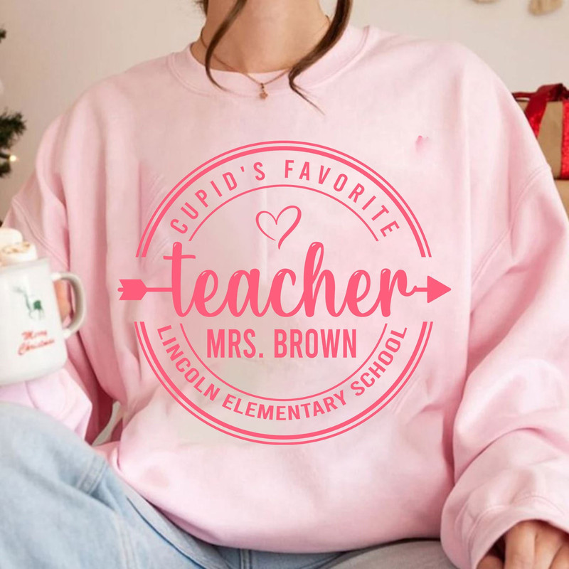Cupid's Favorite Teacher Valentine's Day SVG, Gift For Teachers, Valentines Day PNG, Personalized Teacher Svg, Favorite Cupid's Teacher Svg.jpg