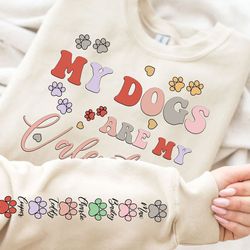 personalized my dog is my valentine svg, valentines png, candy hearts png, dog name svg, retro valentine png, dog mama,