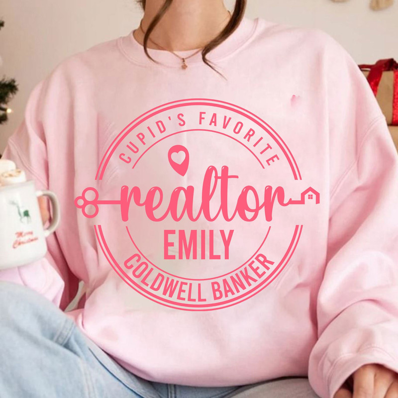 Realtor Sweatshirt Valentine's Day SVG, Real Estate Png, Real Estate Marketing Cupid's Favorite Realtor Png, Pink Realtor Png.jpg