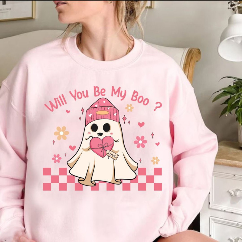 Valentine's Day Ghost Shirt Svg, Be My Boo Png, Will you Be My Boo Svg, Valentines Day File Cut, Girl Ghost Png, Valentines Boo Png.jpg