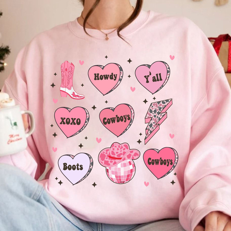 Valentines Candy Heart Svg, Western Valentines Svg, Retro Valentine Png, Valentines png, Western Sublimation Design, Valentine File Cut Svg.jpg