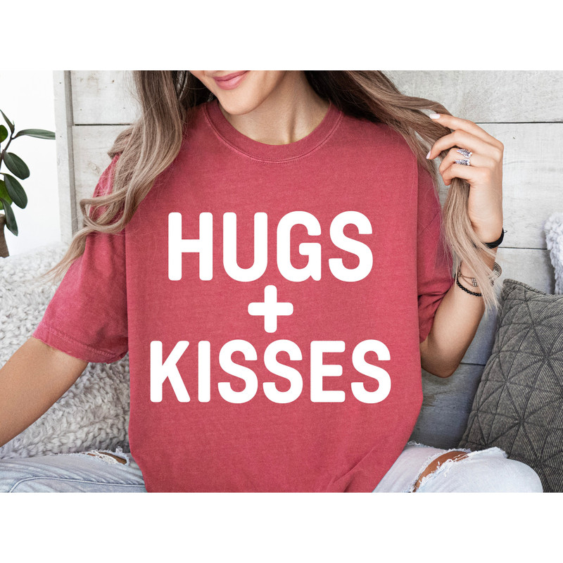 Hugs and Kisses SVG, Xoxo Svg, Heart Svg, Valentine Svg, Love Svg, Valentine Shirt Svg, Hello Valentine Shirt, Valentine's Day Svg, Cricut.jpg