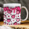 3D Candy Heart Valentine Inflated Mug Wrap, Puffy Valentine Mug Sublimation, XOXO 11oz 15oz Mug Png, Valentines Conversation Hearts.jpg