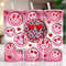 3D Retro Smiley Face Valentine Inflated Tumbler Wrap, Leopard Valentine's Day Puffy Tumbler Sublimation,Valentines Day Heart Tumbler PNG.jpg