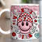 3D Valentine Vibes Inflated Tumbler Wrap, Valentine's Day Puff Tumbler Sublimation PNG, Smiley Face Puffy, Valentines Conversation Hearts.jpg
