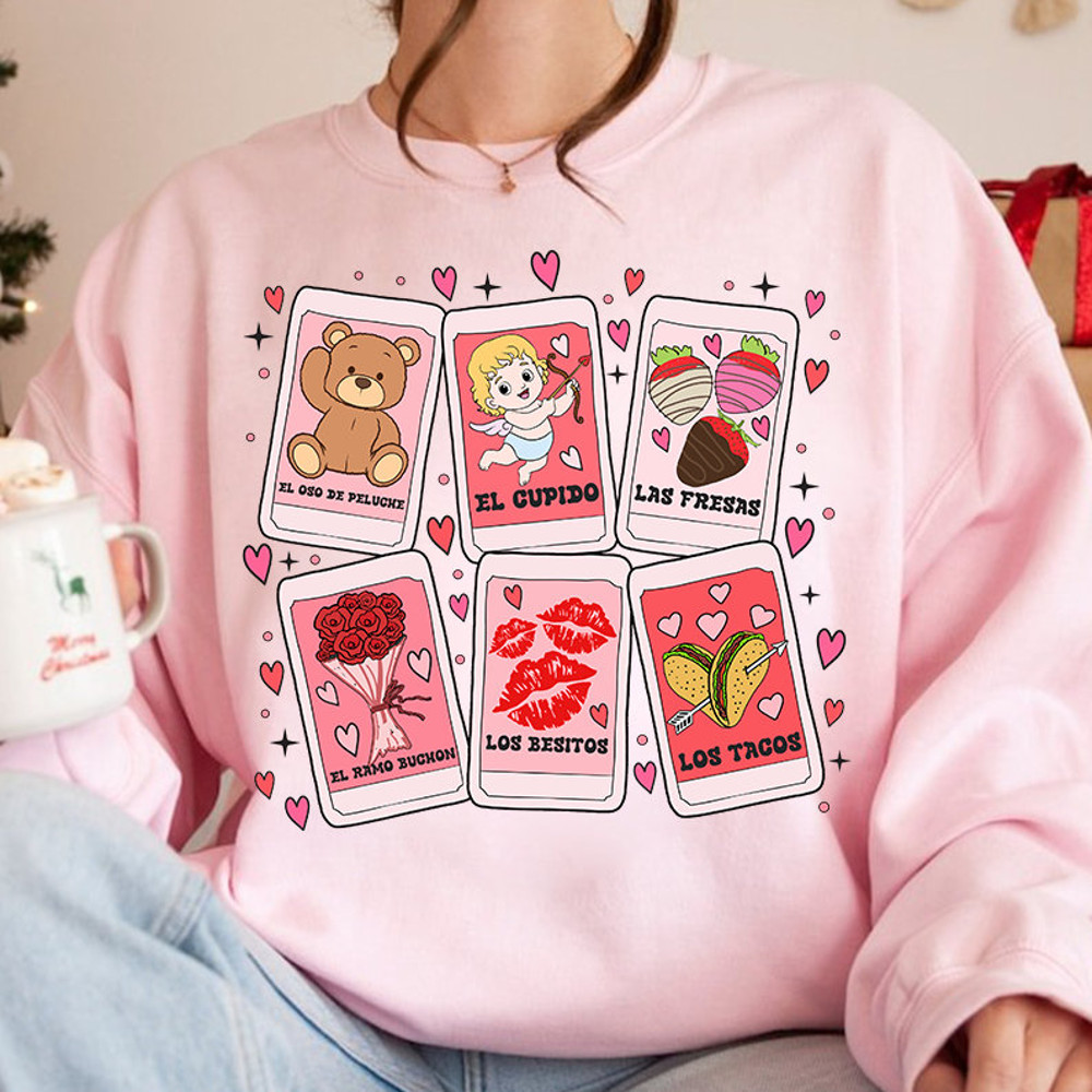 Cafecito y Chisme Valentine's Day PNG, Concha Valentine's Day Shirt Png, Candy Valentines, Valentines Png, Mexican Valentine Sublimation 1.jpg