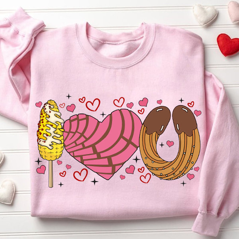 Conchas I Love You Valentine Png, Valentines Png, Concha Valentine, Pastel Valentines Day, Valentines Sublimation, Conchas Png Valentines.jpg