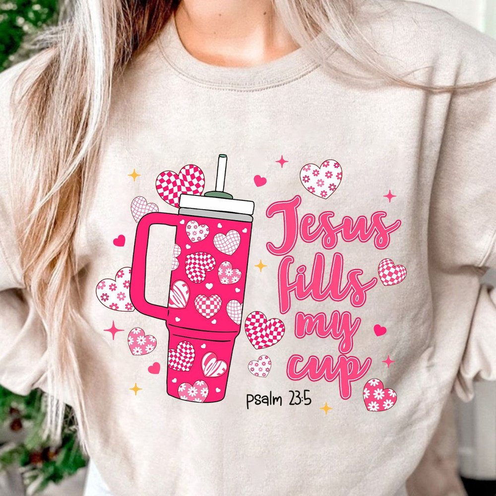 Jesus Fills My Cup Valentine Png, Jesus valentine png, Retro Religious Valentine Png, Love Like Jesus, Jesus Valentine, Valentine Vibes Png.jpg