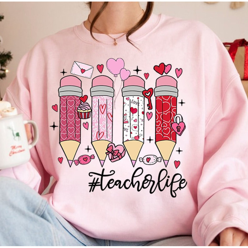 Retro Valentine Pencils Png, Teacher Valentine Png, Funny Heart Pencil,Teacher Life Png, Cute Teacher Valentine Png, Teaching Sweethearts.jpg