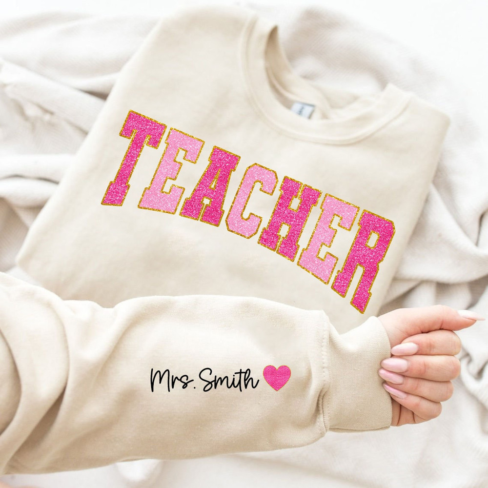 Teacher Valentine shirt Png, Teach Love Inspire, Custom Teacher Valentine Png, Teacher Gift for Valentines Day, Custom Name Teacher Shirt 1.jpg