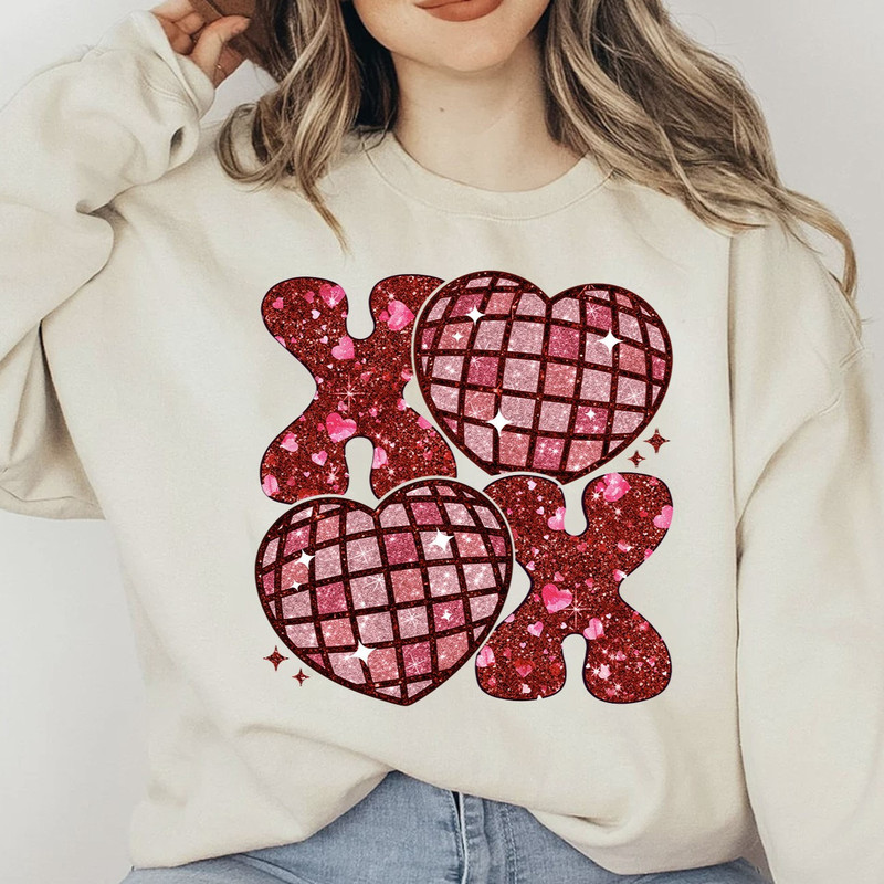 XoXo Heart Sequins Glitter Png, Valentine's Day Sublimation Png, Lover Png, Faux Embroidery Sublimation Design, Retro Valentine Png.jpg