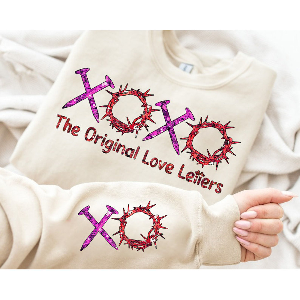 XOXO The Original Love Letters Glitter Png, XOXO Png, XOXO Valentine Svg, True Story Png, Love Like Jesus Png, Religious Valentine Png.jpg