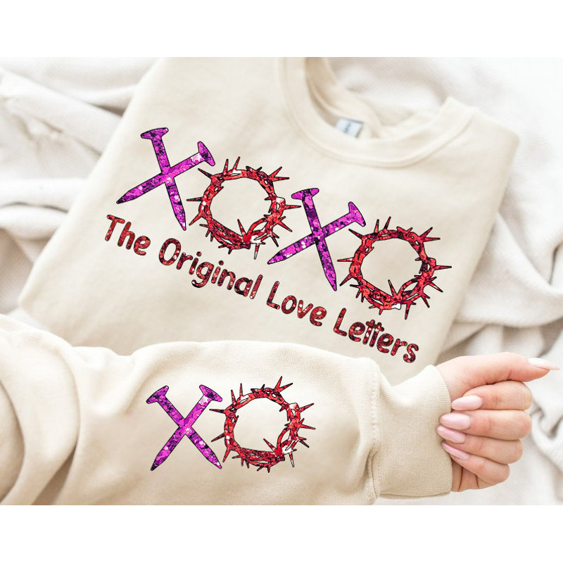 XOXO The Original Love Letters Glitter Png, XOXO Png, XOXO Valentine Svg, True Story Png, Love Like Jesus Png, Religious Valentine Png.jpg