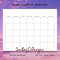 Sprinkle 3 Styles Blank Month Calendar PDF Digital File Print Ready Printable Undated Monthly Yearly Planner.jpg