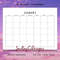 Tall 12 Month Calendar 2 Styles PDF Digital File Print Ready Printable Blank Undated Monthly Yearly Annual Planner.jpg