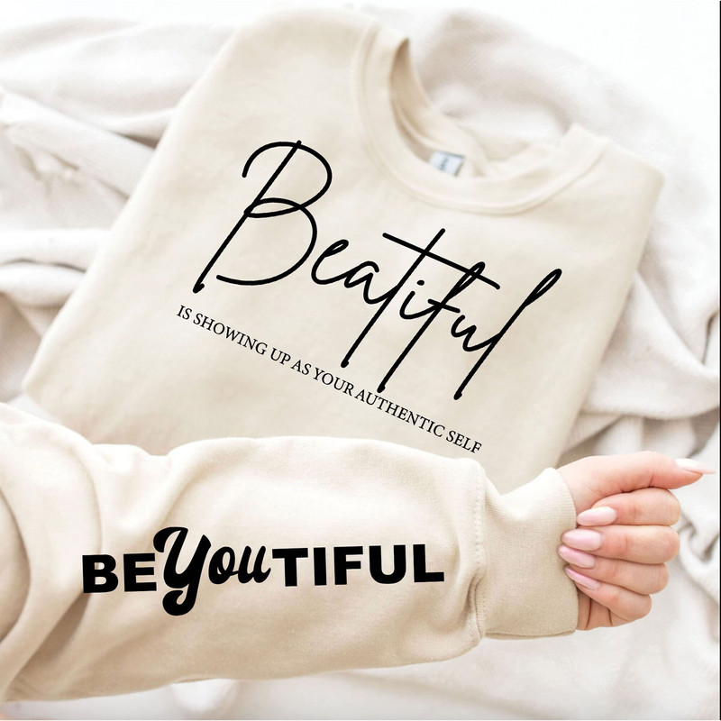 BeYouTiful SVG, Front Back svg, Sleeve svg, Women Empowerment, Strong Woman svg, Positive Affirmation svg, png,cut file.jpg