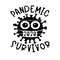 2020 Pandemic Survivor SVG, New Years Eve File, New Years Eve Party Decor SVG, Quarantine New Years, Germ SVG, New Years Cricut Cut File.jpg