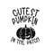 Cutest Pumpkin In The Patch SVG, Kids Halloween Pumpkin Picking Onesie SVG, Halloween Cricut Cut File, SVG, png, jpg, dxf.jpg