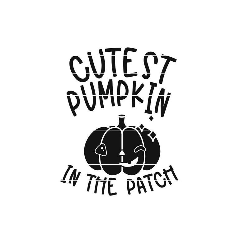 Cutest Pumpkin In The Patch SVG, Kids Halloween Pumpkin Picking Onesie SVG, Halloween Cricut Cut File, SVG, png, jpg, dxf.jpg