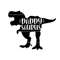 Daddysaurus Jurasskicked SVG, Daddy Dinosaur PNG, Family Dinosaur Birthday Shirt Idea.jpg