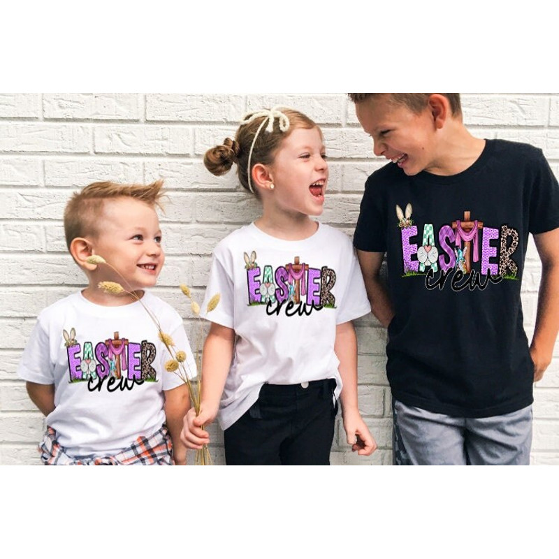 Easter Crew Sublimation PNG design, Matching Cousins Egg Hunt Shirts Print and Cut File, Sunday School Religious Christian Holiday PNG.jpg
