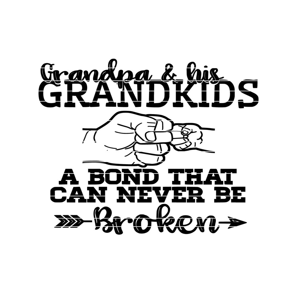 Grandpa and Grandkids Father's Day SVG, Fist Bump A Bond That Can Never Be Broken SVG, Grandpa Gift cut file svg, png, jpg.jpg