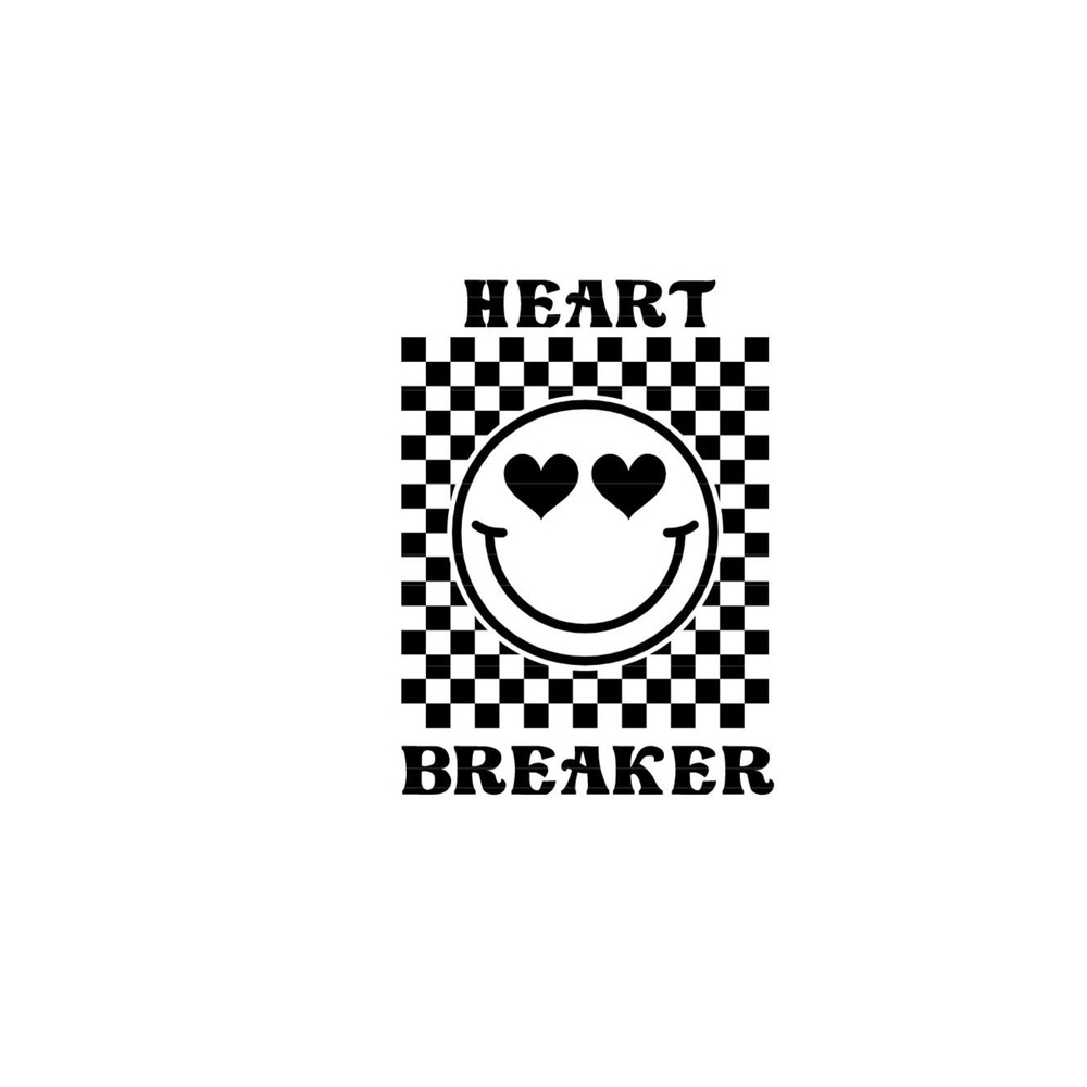 Heartbreaker Valentines Day SVG, Retro Valentine PNG, Sublimation Shirt Design, DTF Transfer Image for download, Cricut cut file.jpg