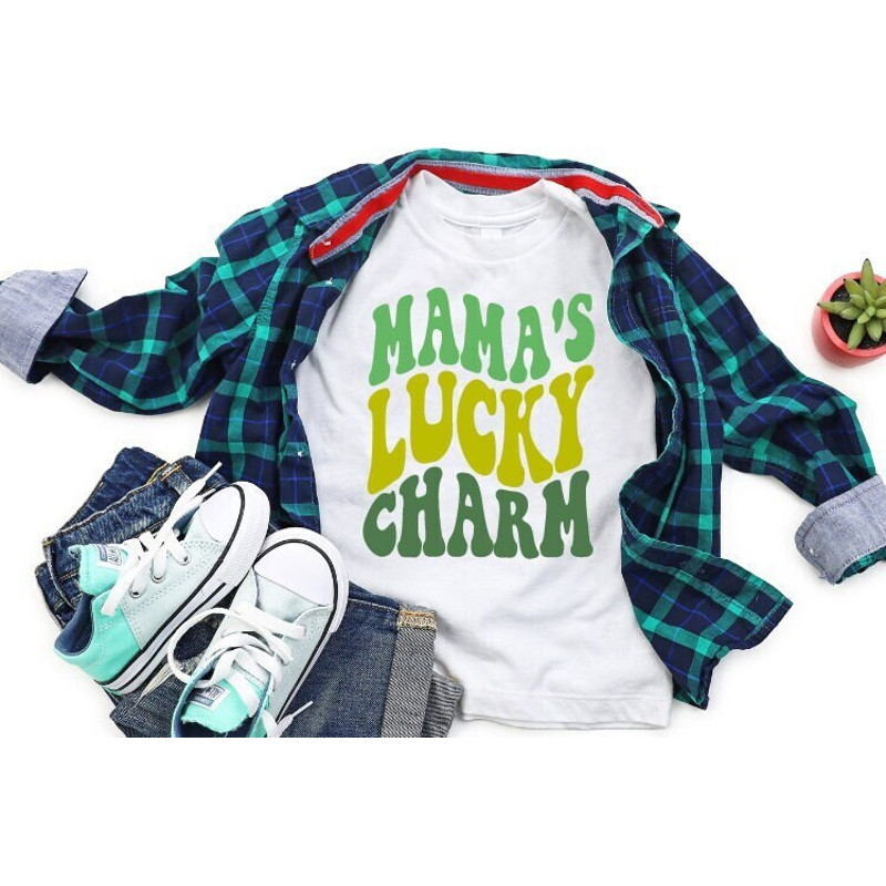 Mama's Lucky Charm SVG, Retro Boho St Patricks Day Sublimation PNG Design, St Patricks Day T Shirt Cut File, St Paddys Day Parade Shirt svg 1.jpg