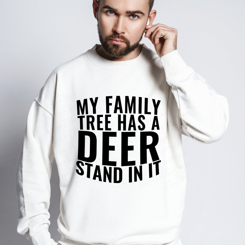 My Family Tree Has A Deer Stand In It SVG, Hunting Clipart SVG, Cut File For Cricut, Gift for Dad or Husband.jpg