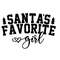 Santa's Favorite Girl SVG, Kids Christmas Sweater Shirt SVG, Toddler Holiday Design, Baby's first Christmas Cricut Cut file.jpg