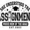 She Understood The Assignment Proud Mom of the Grad SVG, PDF, JPG, png, Graduation party shirt file, Graduation family matching svg.jpg
