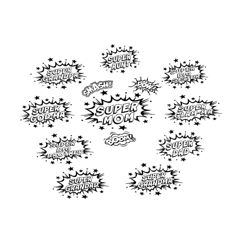 Super Hero SVG Bundle for 1st Birthday Shirts or Baby Shower Gift Newborn Photography SVG bundle.jpg