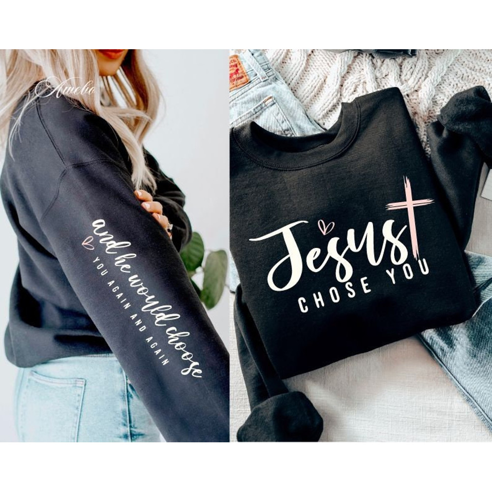 Elegant Christian Faith Quote SVG PNG, Jesus Chose you Svg, Christian Shirt svg, Bible Verse svg, Scripture svg, Religious Svg.jpg