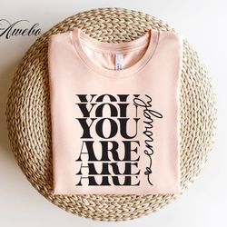 you are enough always svg, boho self love svg, you always matter svg, motivational svg, the mental health love svg, posi