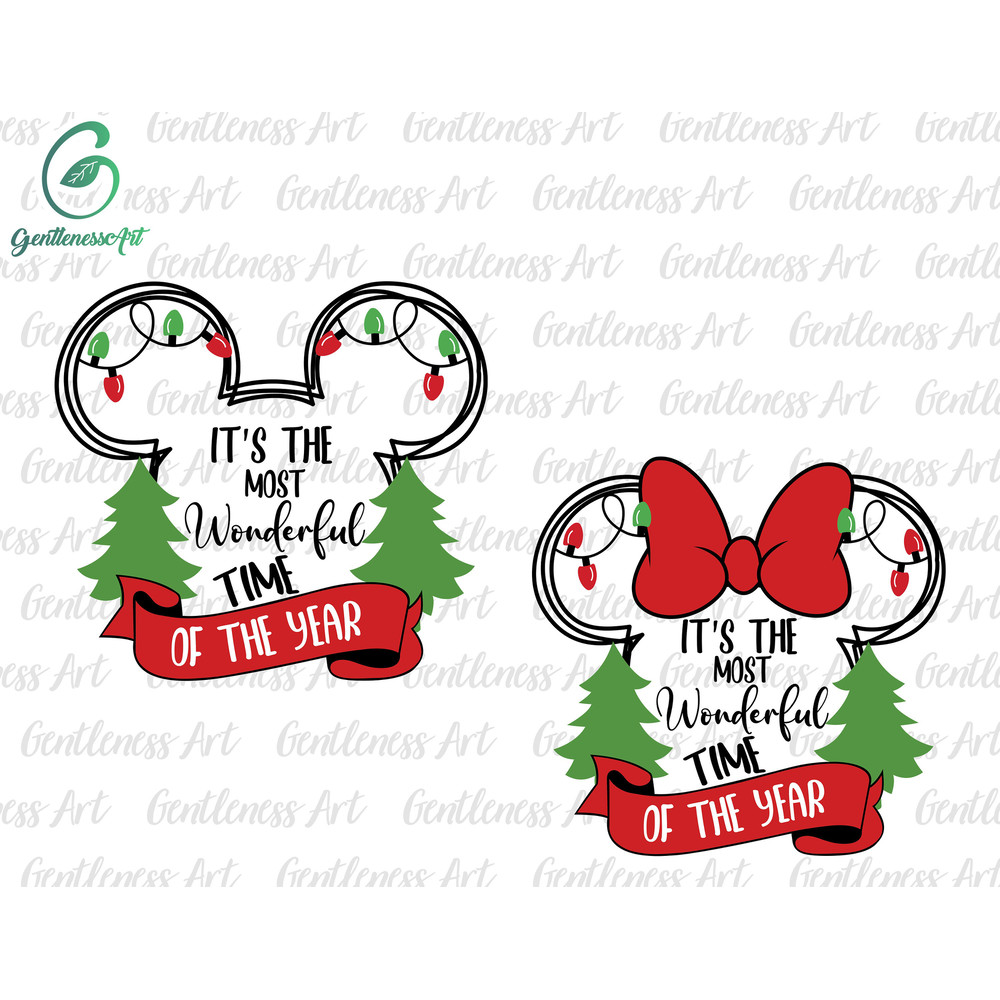 Bundle Christmas The Most Wonderful Time Png Svg, Christmas Character Svg, Christmas Tree Svg, Christmas Light Svg, Holiday Season Svg.jpg
