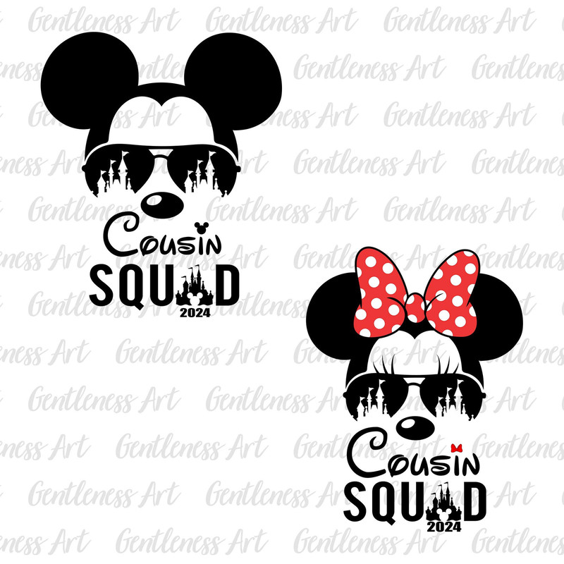 Bundle Cousin Squad Svg, Cousin Svg, Vacay Mode Svg, Magical Kingdom, Svg, Png Files For Cricut Sublimation.jpg