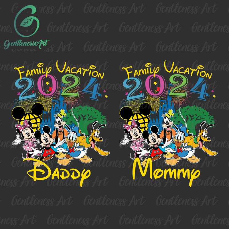 Bundle Daddy Mommy Family Trip 2024 Png, Family Vacation Png, Friend Squad Png, Vacay Mode Png, Magical Kingdom Png, File For Sublimation.jpg