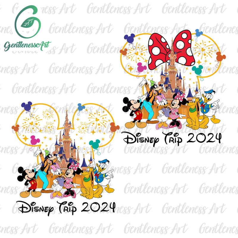 Bundle Family Trip 2024 Png, Best Day Ever, Family Vacation Png, Friend Squad Png, Vacay Mode Png, Magical Kingdom Png, File For Sublimation.jpg