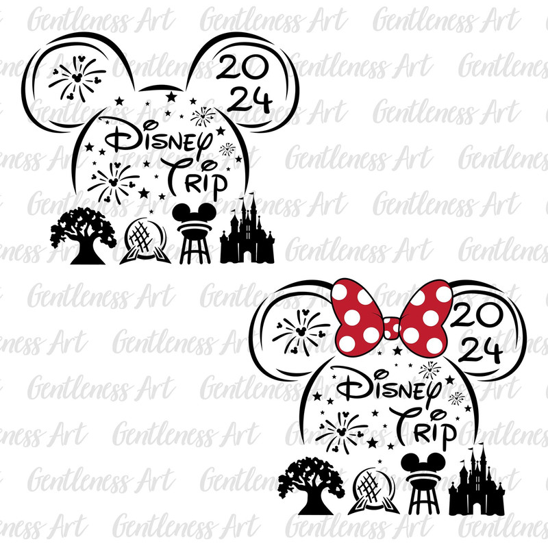 Bundle Family Trip 2024 Svg, Family Vacation Svg, Magical Kingdom, Vacay Mode, Vacation Trip, Svg, Png Files For Cricut Sublimation.jpg