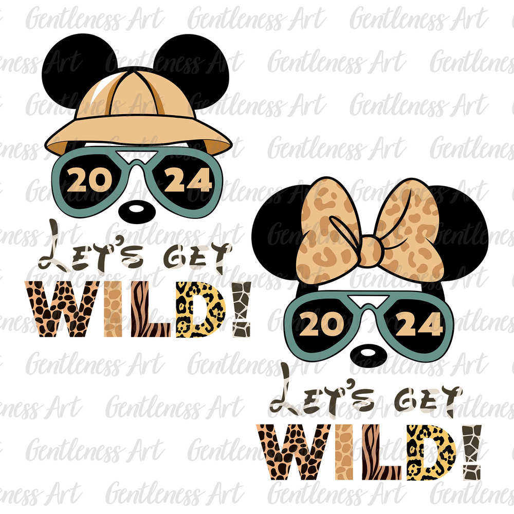 Bundle Let's Get Wild Animal Kingdom 2024 Svg, Animal Kingdom Svg, Vacay Mode Svg, Magical Kingdom Svg, Family Vacation Svg, Family Trip Svg.jpg